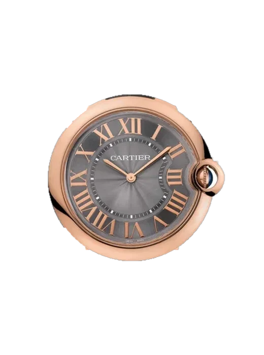 Ballon Blue de Cartier W6920089 mit Grand Cavalier Cuir Armband Orange