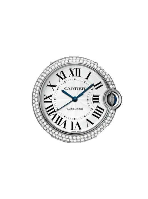 Ballon Blue de Cartier WE9006Z3 with Vintage Brown Calfskin Strap — Natural Patina