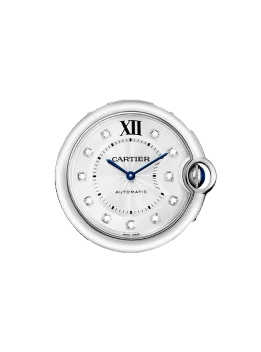 Ballon Blue de Cartier WE902075 avec Bracelet Hybride Alligator et Caoutchouc Bleu
