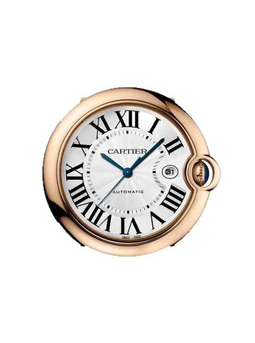 Ballon Blue de Cartier WGBB0017 avec Bracelet Grand Cavalier Cuir Orange