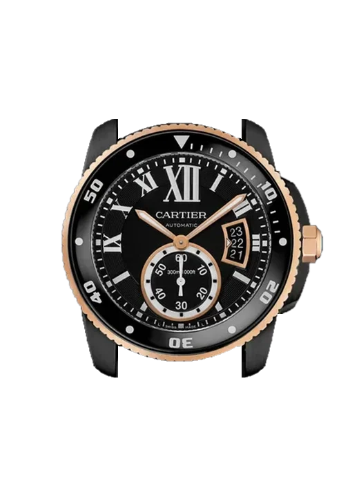 Calibre de Cartier W2CA0004 avec Bracelet Grand Cavalier Cuir Orange