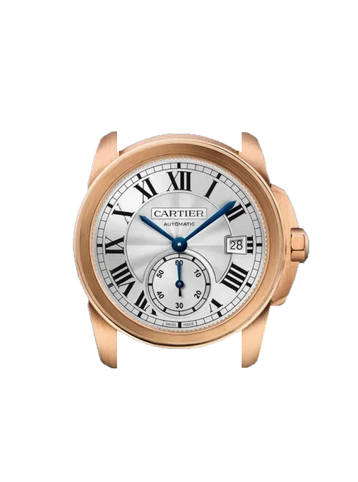 Calibre de Cartier WGCA0003 con Correa Grand Cavalier de cuero naranja
