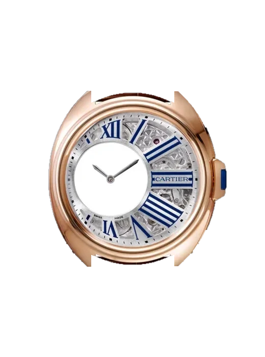 Clé de Cartier WHCL0002 with Vintage Brown Calfskin Strap — Natural Patina