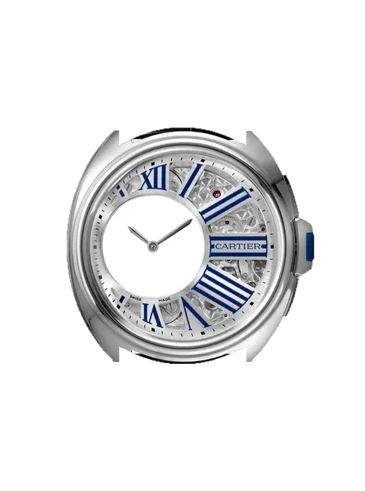 Clé de Cartier WHCL0003 with Grand Cavalier Leather Strap Orange