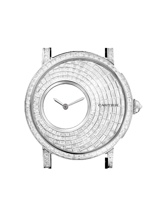 Rotonde de Cartier HPI00889 avec Bracelet Grand Cavalier Cuir Orange