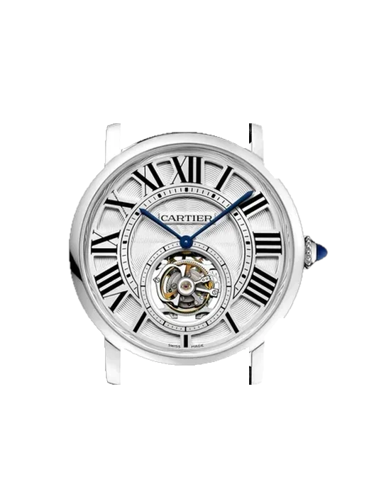 Rotonde de Cartier W1556216 with Grand Cavalier Leather Strap Orange