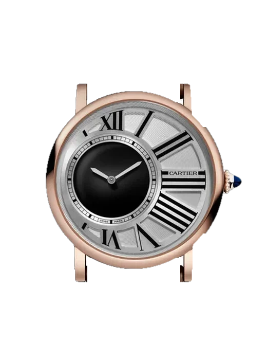 Rotonde de Cartier W1556223 avec Bracelet Grand Cavalier Cuir Orange