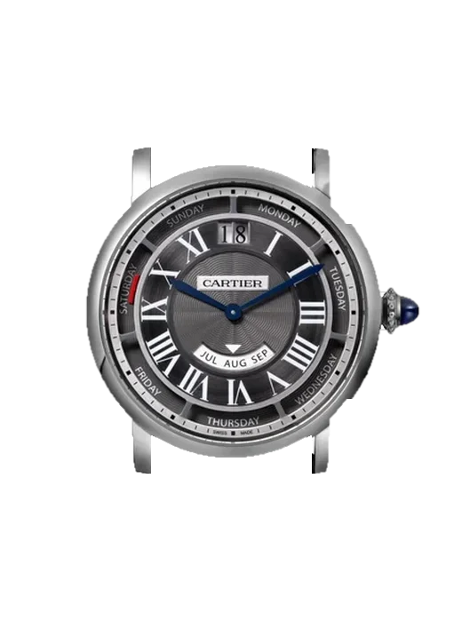 Rotonde de Cartier WHRO0003 with Grand Cavalier Leather Strap Orange