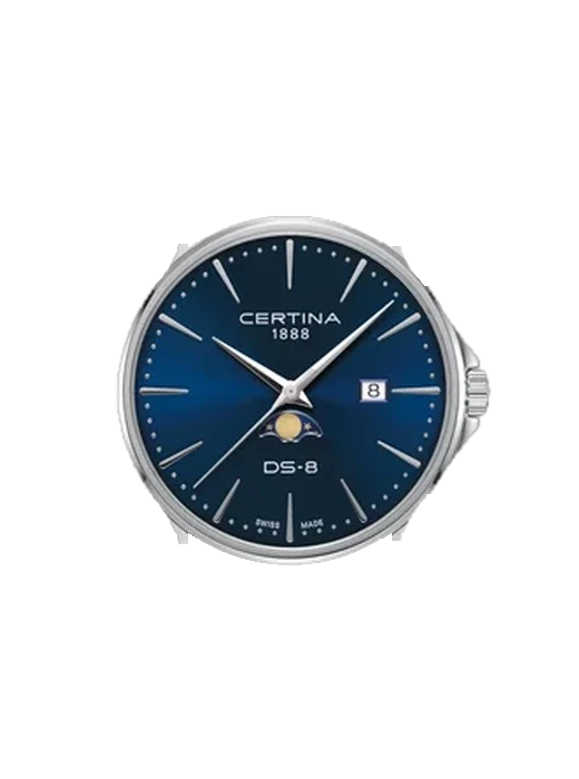 DS 8 Moonphase Gent C0454231104100 with Brown Italian Leather Strap