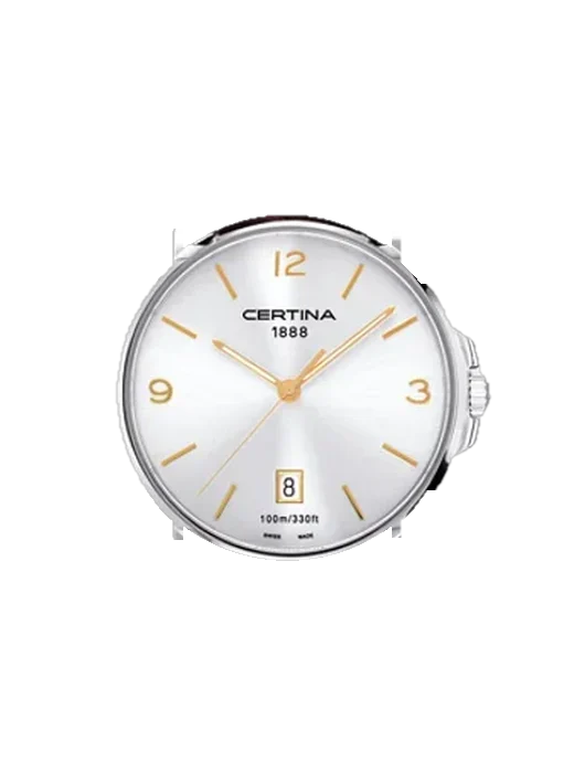 DS Caimano C0174101603701 mit Armband aus italienischem braunem Leder