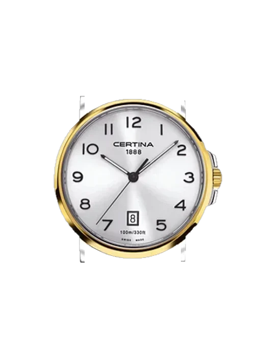 DS Caimano C0174102203200 mit Armband aus italienischem braunem Leder