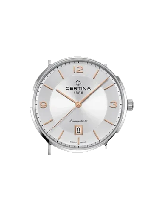 DS Caimano C035.407.16.037.01 mit Armband aus italienischem braunem Leder