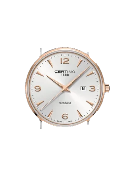 DS Caimano C035.410.22.037.01 avec Bracelet Grand Cavalier Cuir Orange