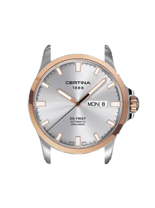 DS First C0144072203100 con Correa Grand Cavalier de cuero naranja