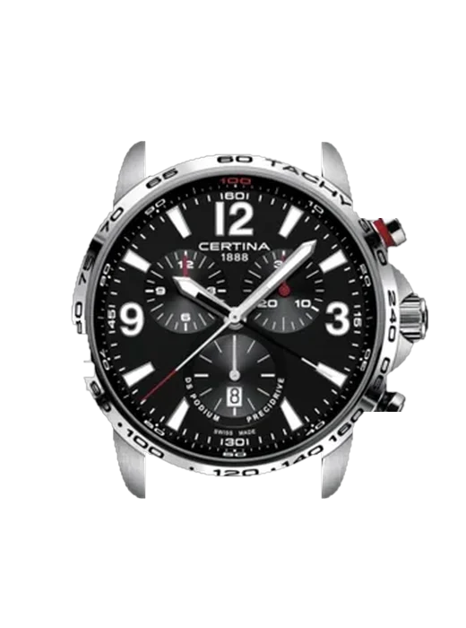 DS Podium C001.647.16.057.01 with Brown Italian Leather Strap
