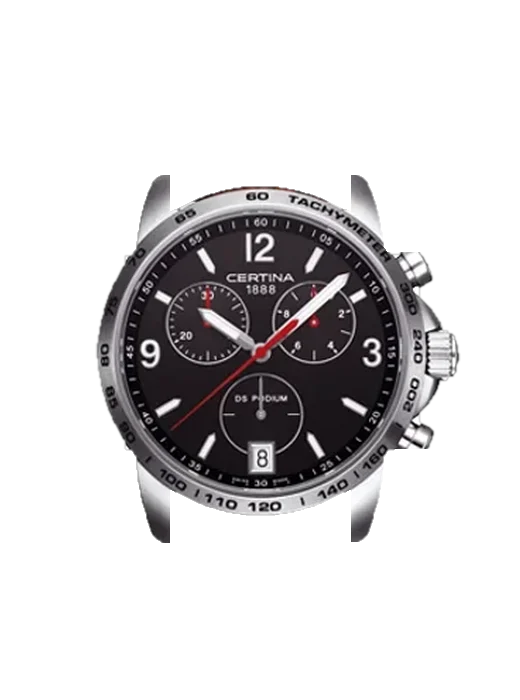 DS Podium C0014171605700 with Brown Italian Leather Strap