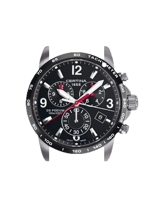 DS Podium C0016172205700 con Cinturino Grand Cavalier Cuir Arancione