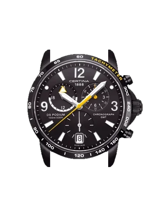 DS Podium C0016391605701 with Grand Cavalier Leather Strap Orange