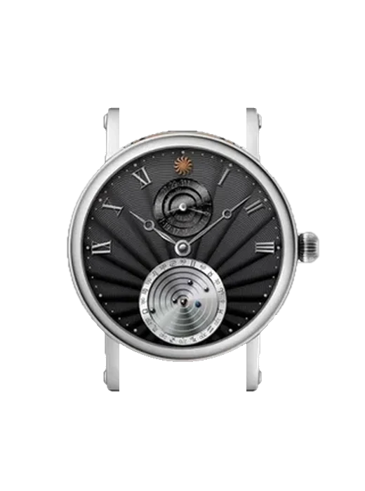 Astronomical Masterpieces CKPT3344 with Grand Cavalier Leather Strap Orange