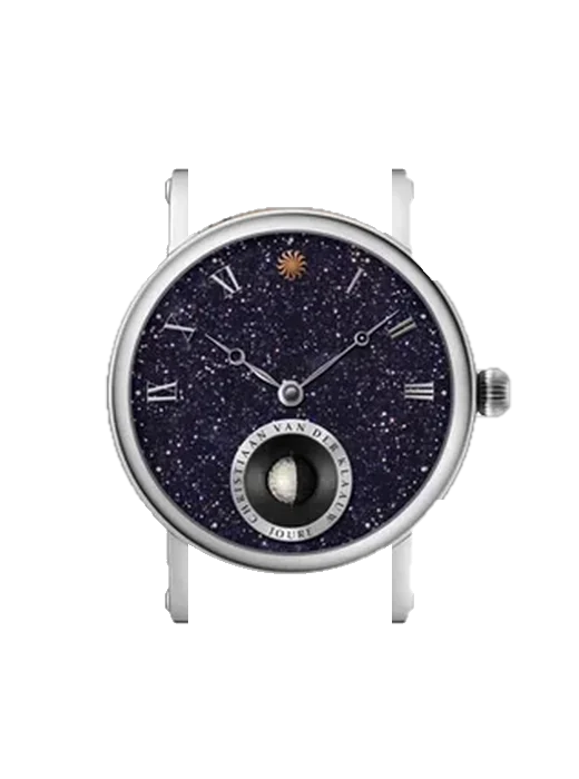 Astronomical Masterpieces CKRJ3304 avec Bracelet Grand Cavalier Cuir Orange