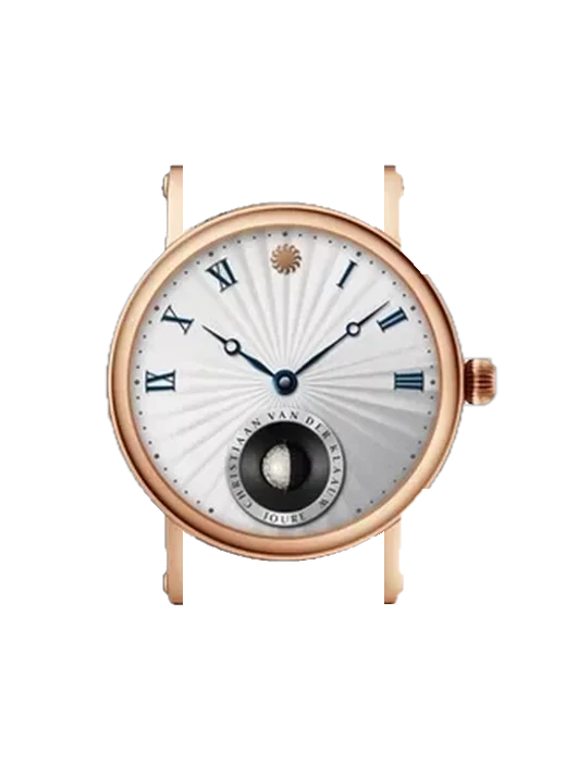 Astronomical Masterpieces CVDK7382 with Grand Cavalier Leather Strap Orange