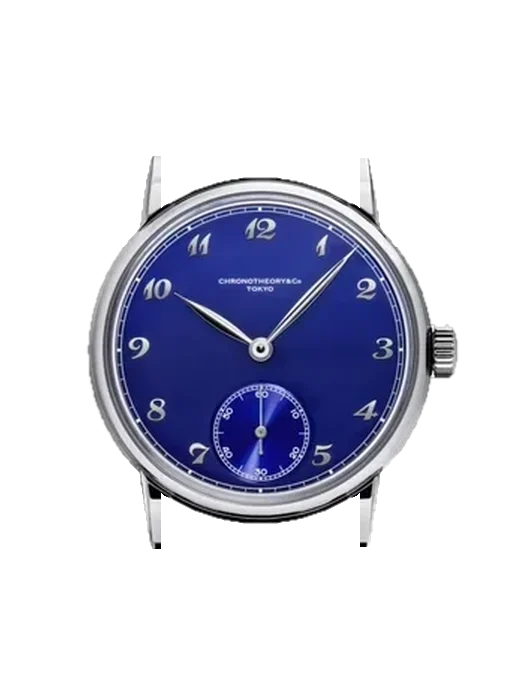 AV-98 CTW-027-Blue con Cinturino Vitello Vintage Marrone — Patina Naturale