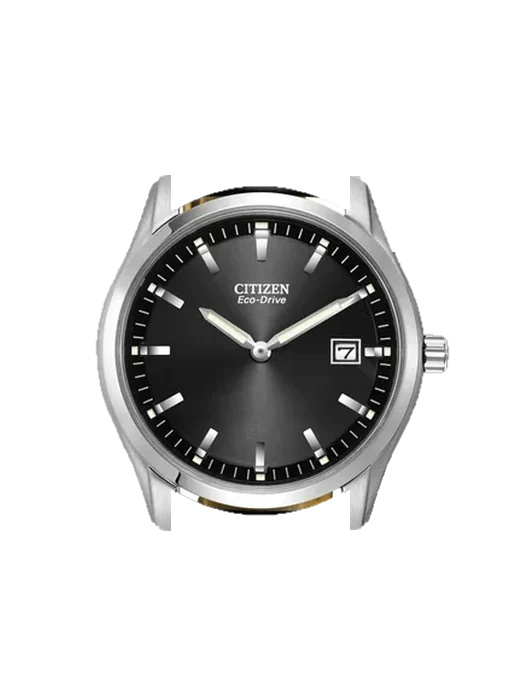 Eco-Drive AU1040-08E with Grand Cavalier Leather Strap Orange