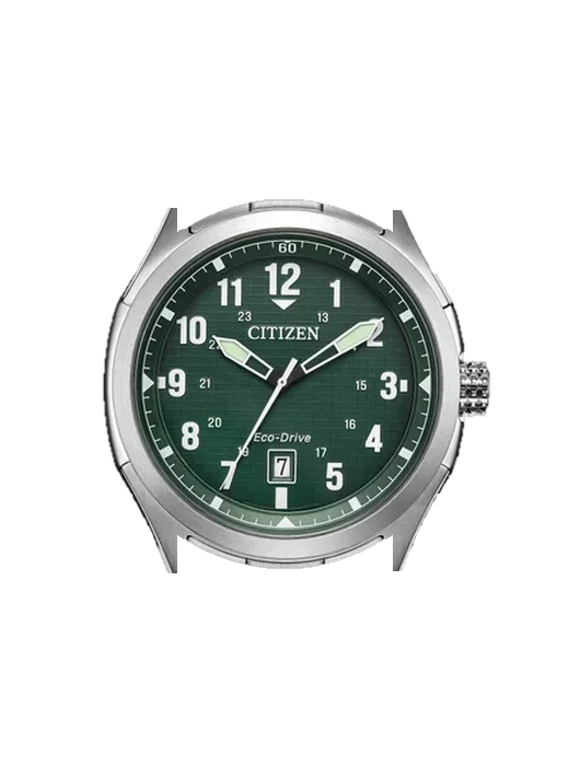 Eco-Drive AW1890-51X con Cinturino Ibrido Alligatore e Caucciù Blu