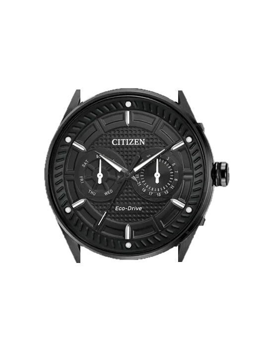 Eco-Drive BU4025-59E with Vintage Brown Calfskin Strap — Natural Patina
