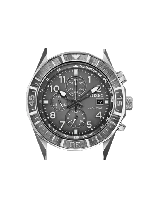 Eco-Drive CA0890-54H avec Bracelet de montre en cuir de veau vintage marron — Patine naturelle