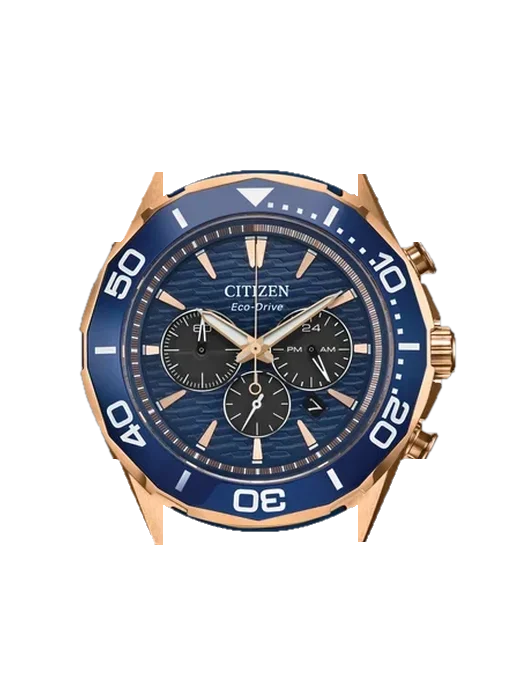 Sport Luxury CA4733-00L con Correa de piel de becerro vintage marrón — Patina natural