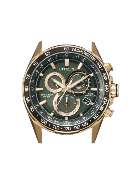 Sport Luxury CB5919-00X con Correa de piel de becerro vintage marrón — Patina natural