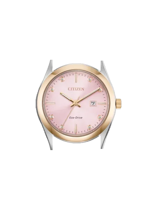 Sport Luxury EW2706-58X con Correa de piel de becerro vintage marrón — Patina natural