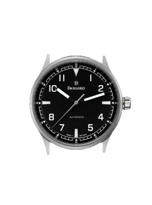 DF10 DF10-Schwarz-AUTOMATIK with Grand Cavalier Leather Strap Orange