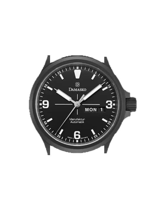 DK36/2 DK36-2-BLACK with Grand Cavalier Leather Strap Orange