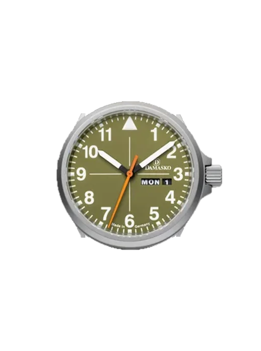 DK36 DK36-Olive mit Grand Cavalier Cuir Armband Orange