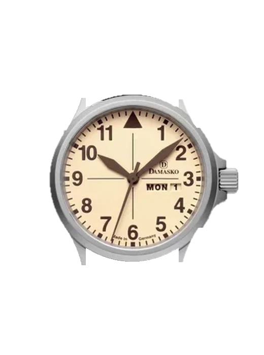 Three-hand Models DA20 avec Bracelet Grand Cavalier Cuir Orange