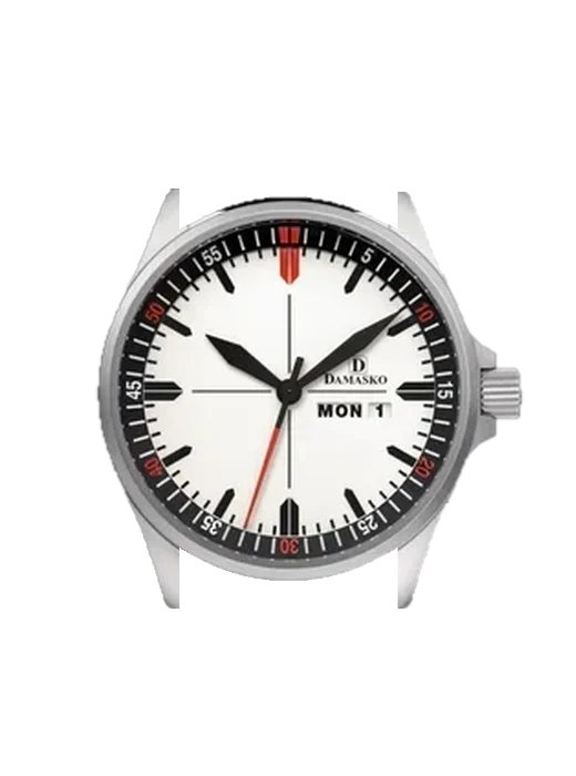 Three-hand Models DA353 avec Bracelet de montre en cuir de veau vintage marron — Patine naturelle