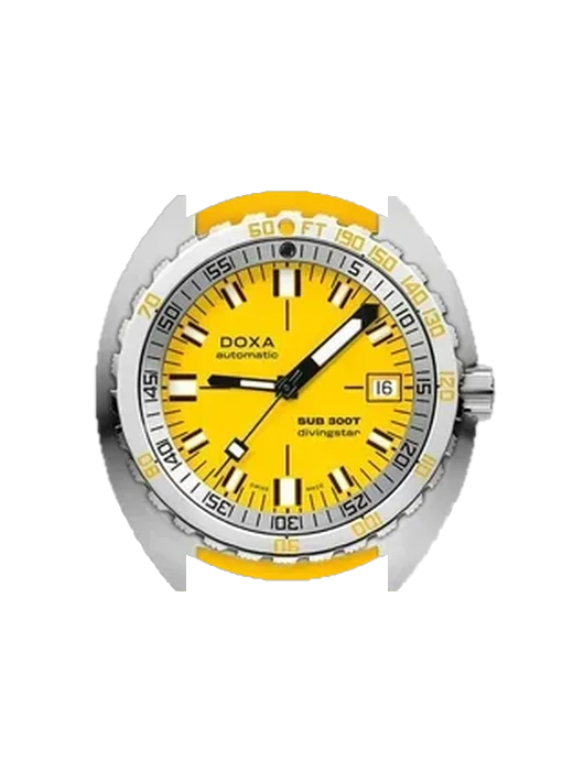 SUB 300 840.10.361.31 with Grand Cavalier Leather Strap Orange