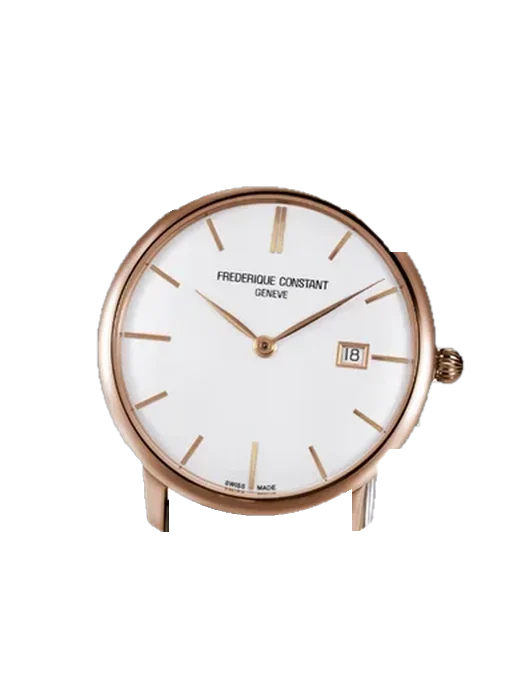 Slim Line FC-306V4S9 with Grand Cavalier Leather Strap Orange