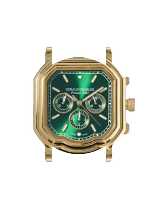 Maestro GC3.0-RG-02 mit Hybrid Armband aus Alligator und Kautschuk Blau