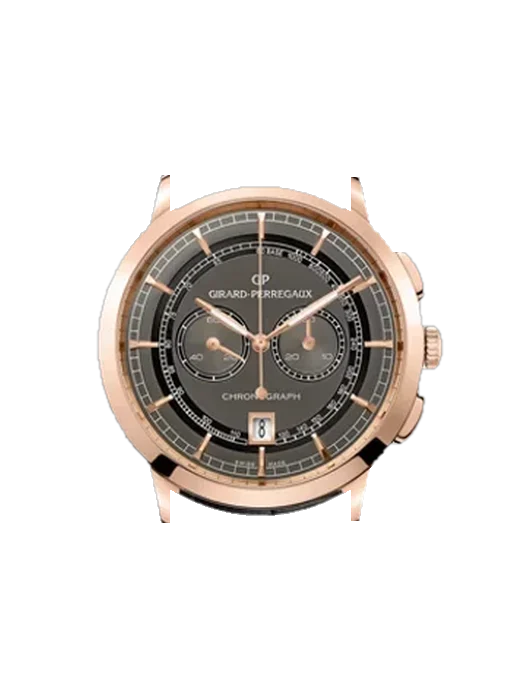 1966 49529-52-231-BA6A mit Alligator-Nubuk-Armband Schwarz mit Ton-in-Ton-Naht, handgenäht