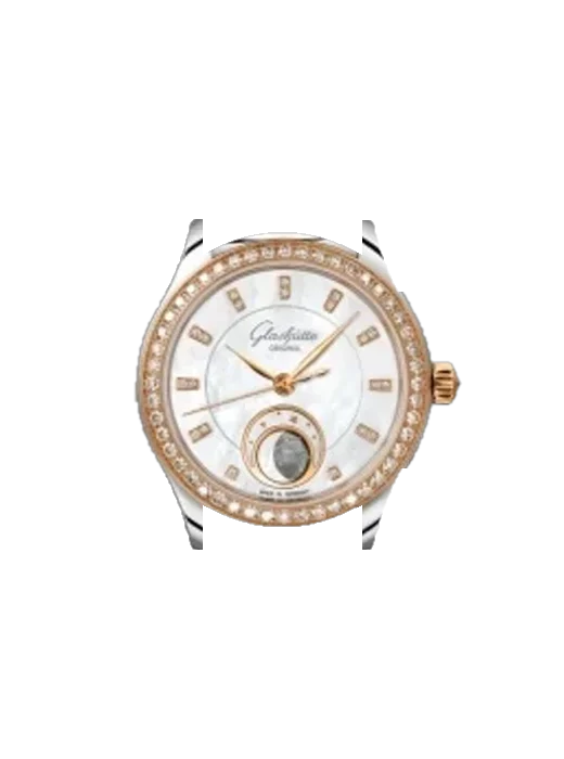 Lady Serenade 1-35-14-01-16-14 with Saffiano Red Strap Ecru Stitching