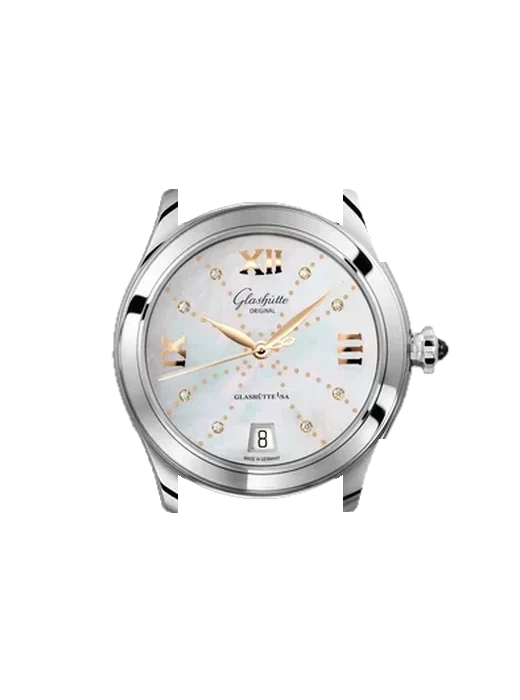 Lady Serenade 1-39-22-12-02-34 mit Vintage Kalbslederarmband Braun — Natürliche Patina