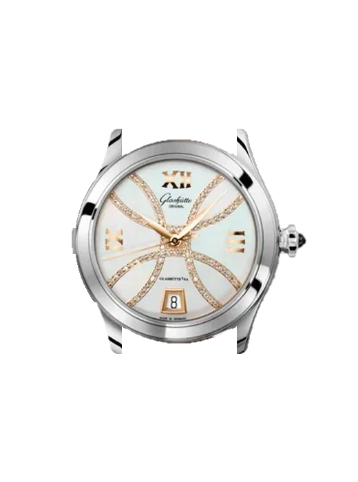 Lady Serenade 1-39-22-14-02-44 mit Vintage Kalbslederarmband Braun — Natürliche Patina