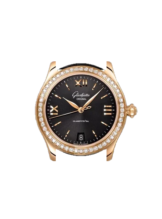 Lady Serenade 1-39-22-18-11-04 mit Vintage Kalbslederarmband Braun — Natürliche Patina