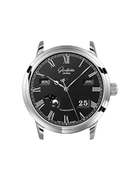 Senator 100-02-25-12-01 avec Bracelet Grand Cavalier Cuir Orange