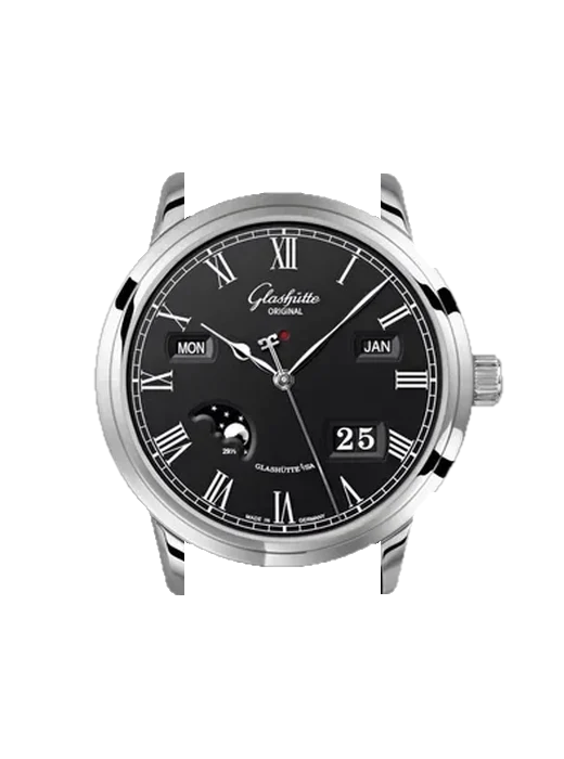 Senator 100-02-25-12-04 avec Bracelet Grand Cavalier Cuir Orange