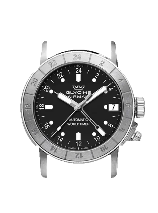 Airman GL0059 con Cinturino Vitello Vintage Marrone — Patina Naturale