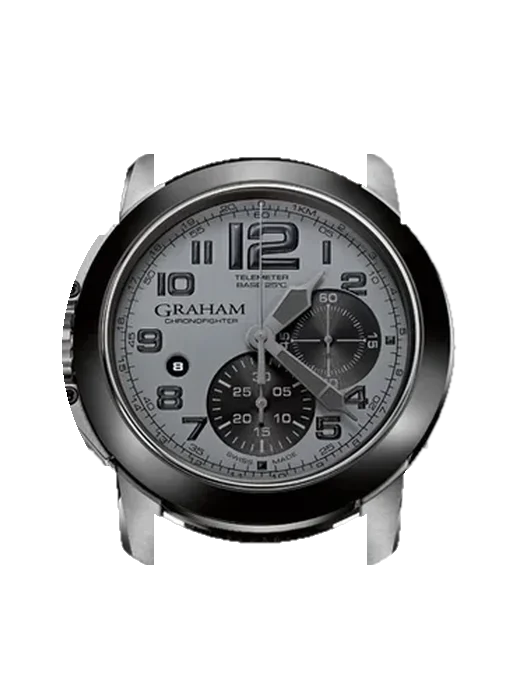 Chronofighter 2CCAC.S01A con Correa de piel de becerro vintage marrón — Patina natural